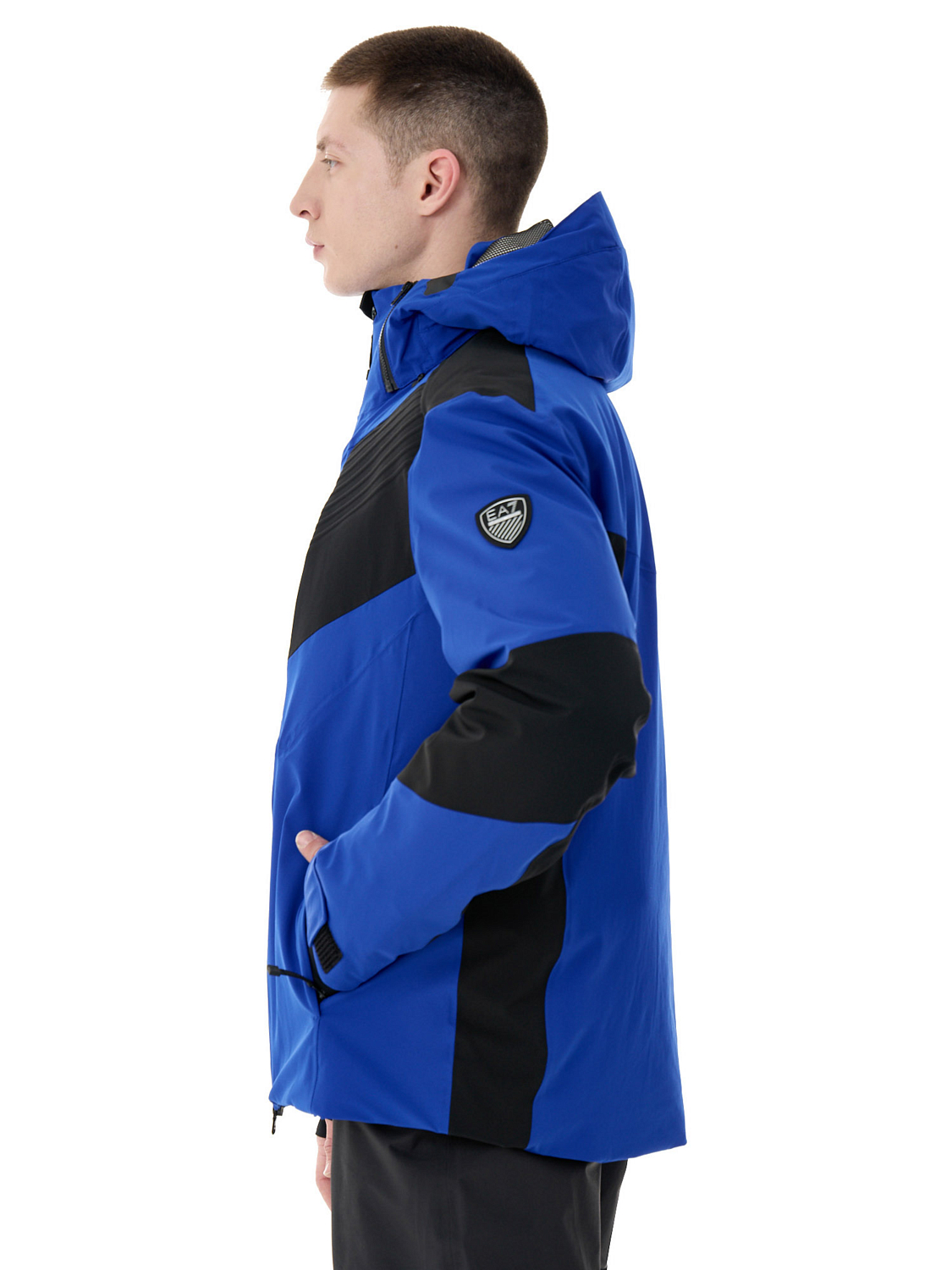 Куртка горнолыжная EA7 Emporio Armani Ski Kitzbuhel Protectum Colorblock New Royal Blue