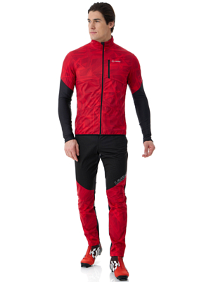 Брюки беговые Loeffler Worldcup 23 Vtx Red