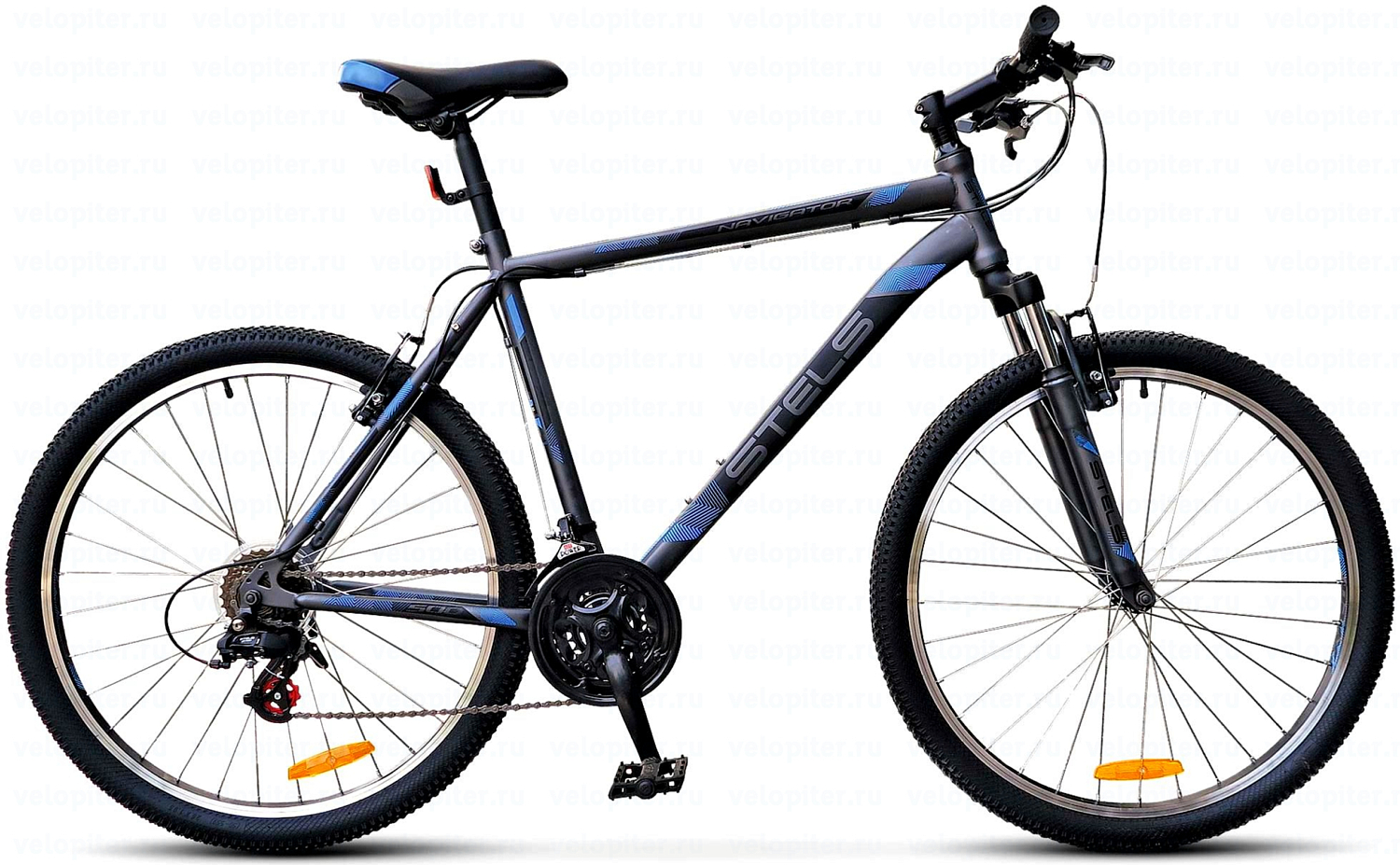 Велосипед Stels Navigator 500 V 26 V020 2020 Антрацитовый/Синий