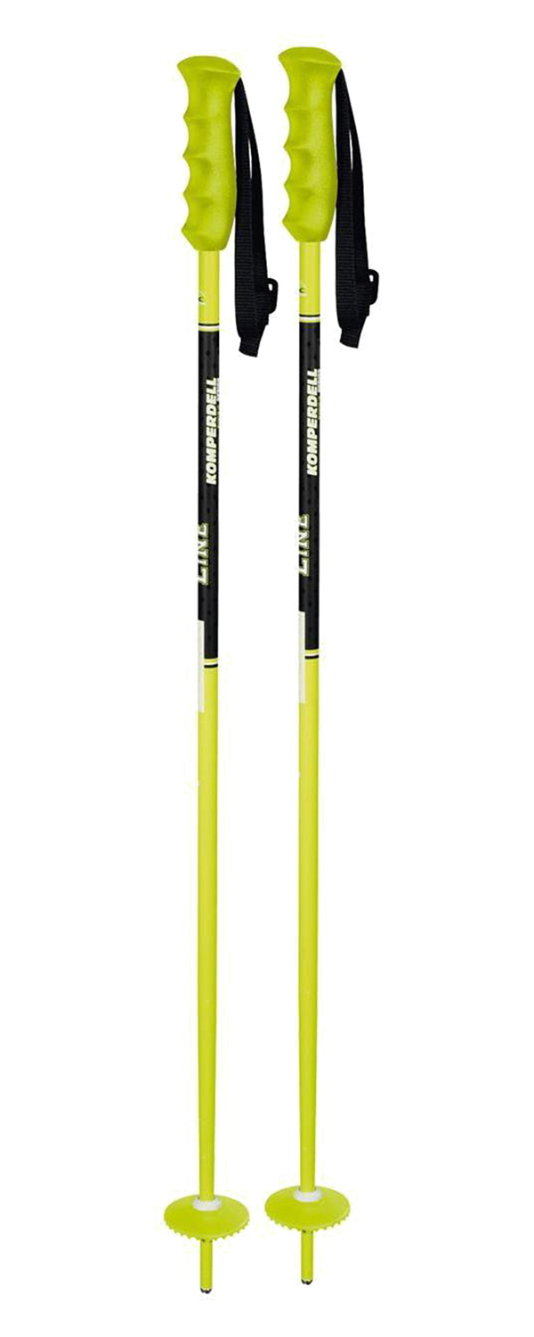 Горнолыжные палки KOMPERDELL Alpine universal Offence yellow 14mm