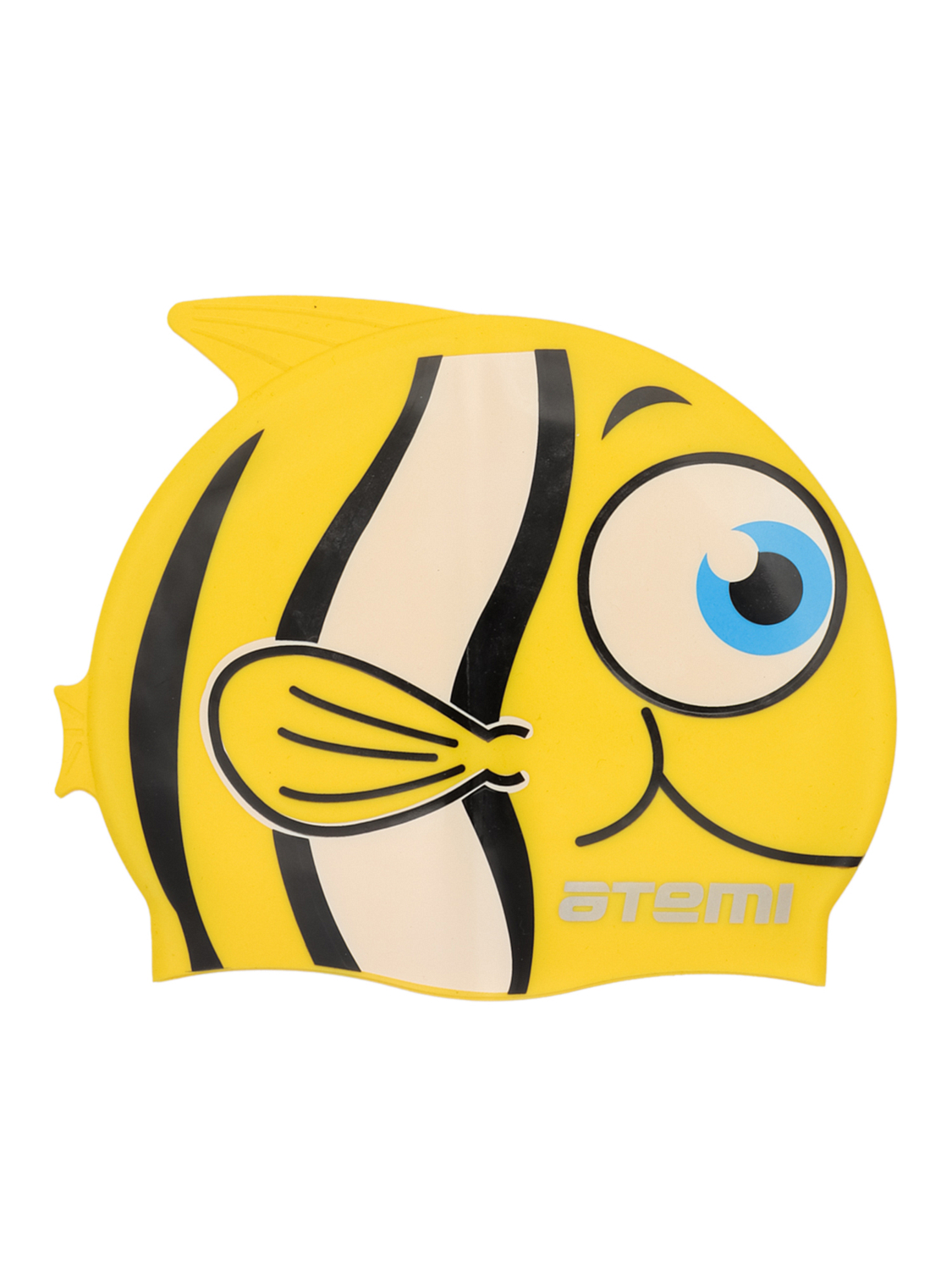 Шапочка для плавания Atemi Рыбка+ Желтый