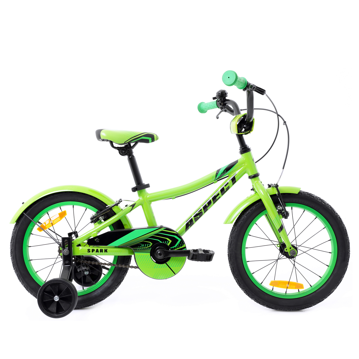 Велосипед Aspect Spark 16 2022 Зеленый
