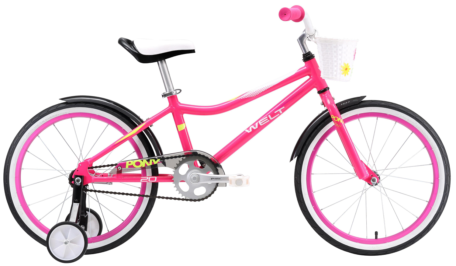 Велосипед Welt Pony 20 2019 pink/white/green