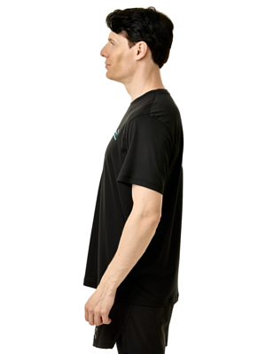 Футболка беговая Puma Graphics Slogan Black