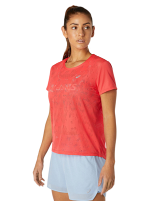 Футболка беговая Asics Ventilate Ss Pink Grapefruit