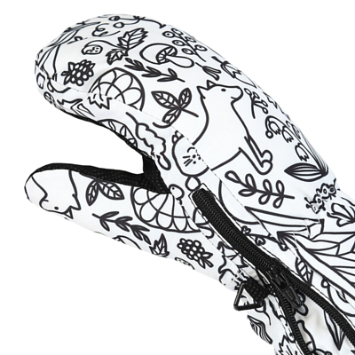 Варежки детские VIKING Motiv White