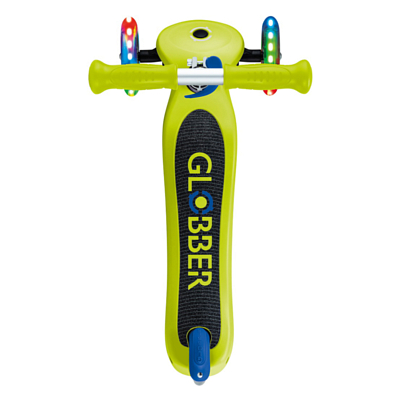 Самокат детский Globber Primo Lights V2 Зелено-Синий