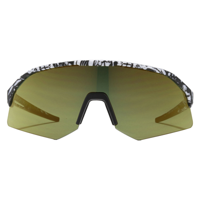 Очки солнцезащитные ALPINA Sonic Hr Q-Lite Blackbird Matt/Q-Lite Green I Gold Mirror Cat.3