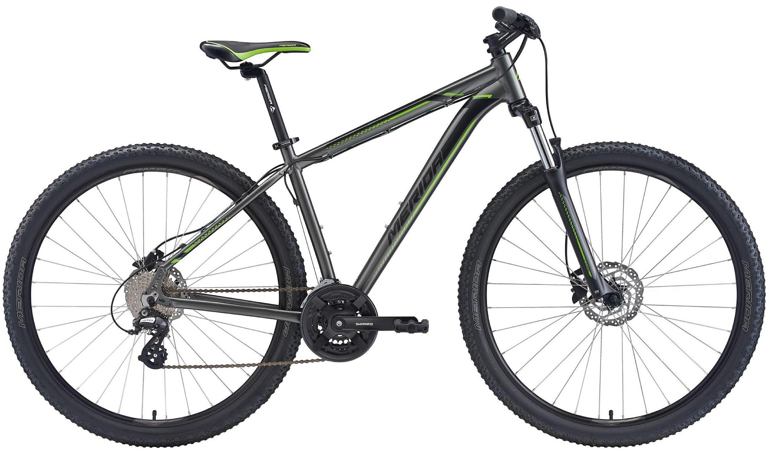 Велосипед MERIDA Big.Nine 15-D 2020 Silk Anthracite/Green/Black