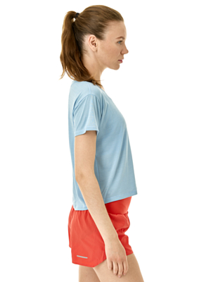 Футболка беговая Asics Race Crop Ss Mist