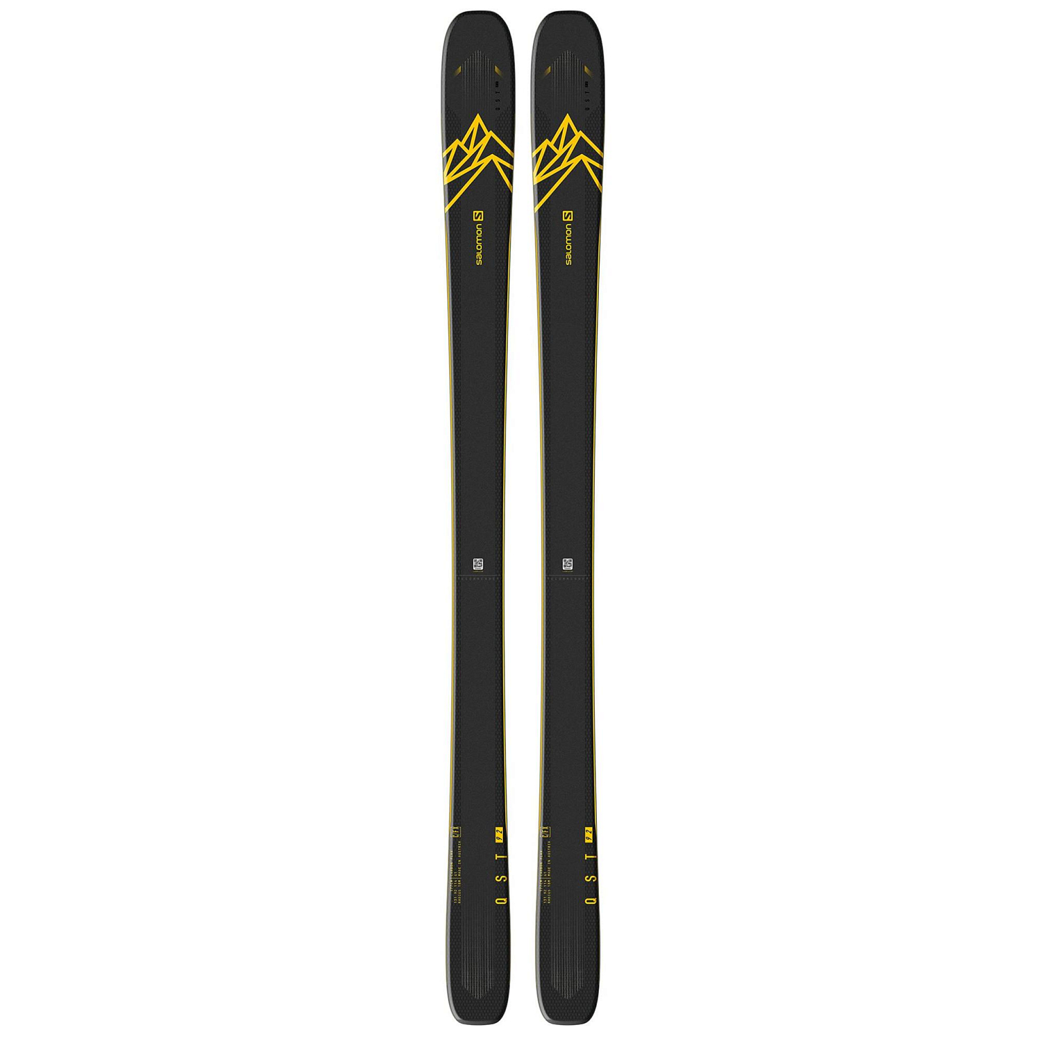 Горные лыжи SALOMON 2019-20 QST 92 Dark Blue/Yellow
