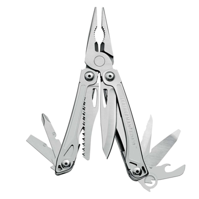 Мультиинструмент Leatherman Sidekick 14 инстр, чехол нейлон Стальной