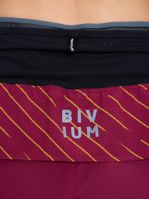 Шорты для бега Bivium Трейл Бордовый
