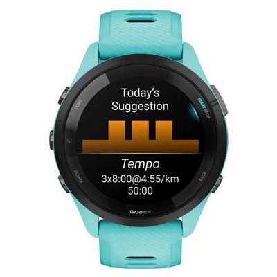 Часы Garmin Forerunner 265 46,1мм Бирюзовый