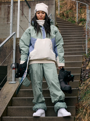 Брюки сноубордические Roxy Chloe Kim Lily Pad
