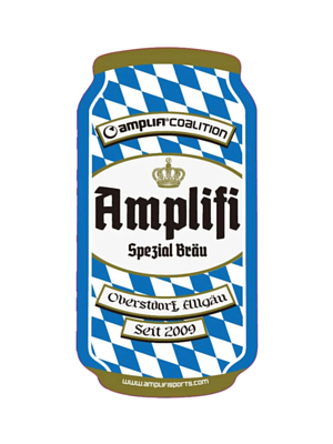Наклейка на сноуборд Amplifi Can Stomp Triple Brew