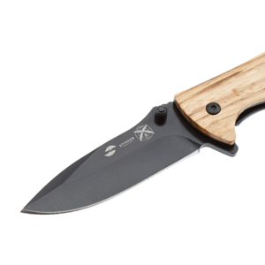 Нож Stinger Knives 80 мм рукоять сталь/эбеновое дерево Коричневый
