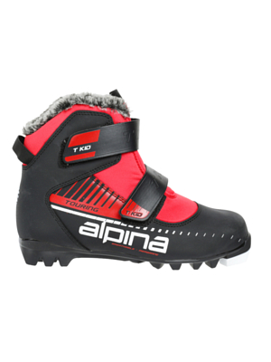 Лыжные ботинки Alpina. T KID Black/White/Red