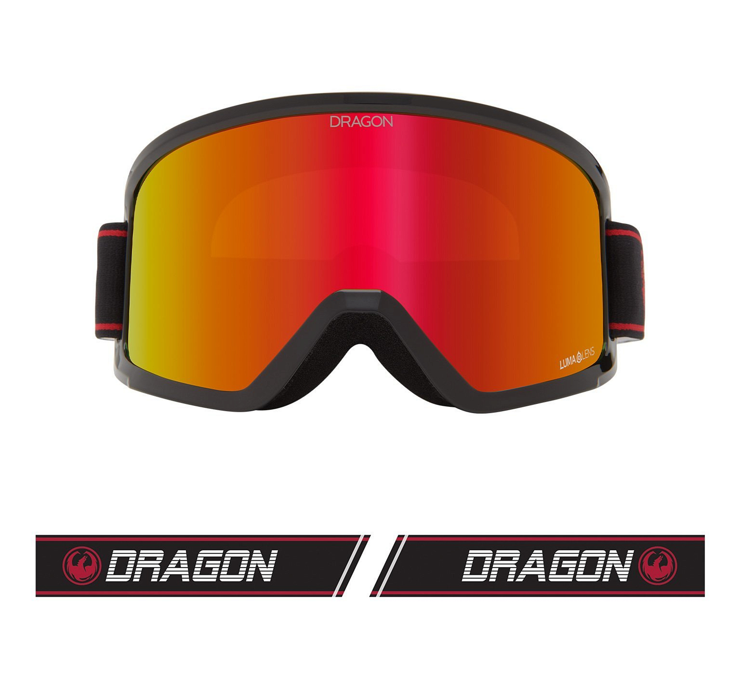 Очки горнолыжные Dragon DX3 OTG Infrared/LL Red Ion