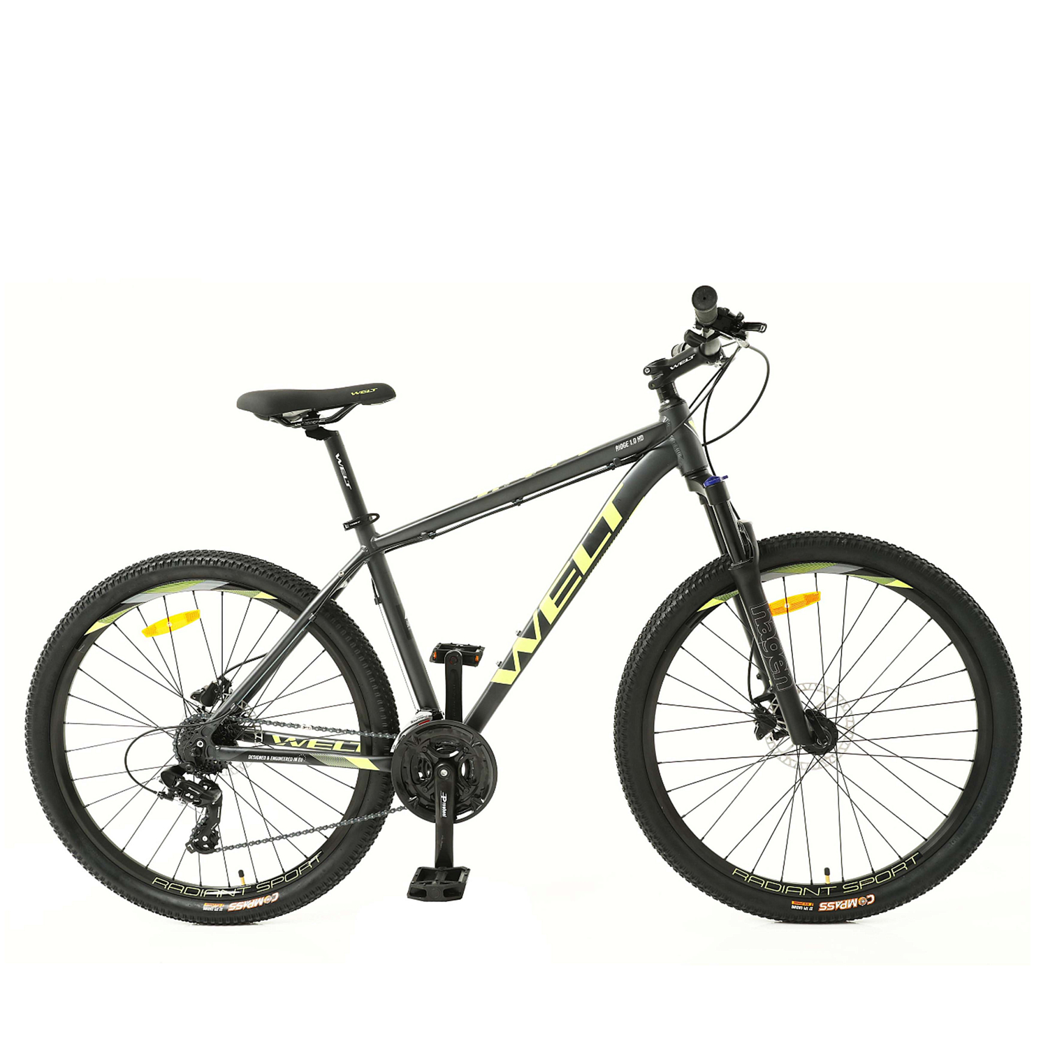 Велосипед Welt Ridge 1.0 HD 27 2022 Dark Grey