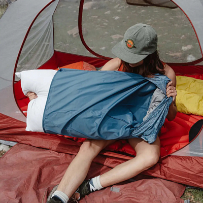 Наволочка KLYMIT Drift Camping Pillowcase Queen Голубой