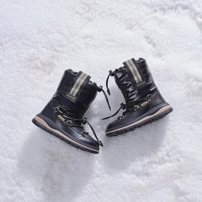 Сапоги GEOX J Adelhide G.Babx E Black/Gold