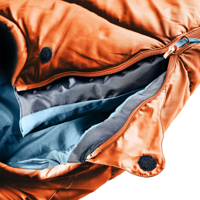 Детский спальник Deuter Little Star Left Saffron/Slateblue