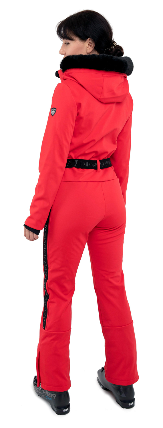 Комбинезон горнолыжный EA7 Emporio Armani Softshell Jumpsuit W High Risk Red