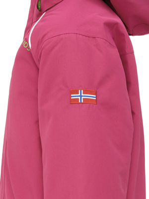 Куртка горнолыжная детская Trollkids Holmenkollen Pro Pink/Green
