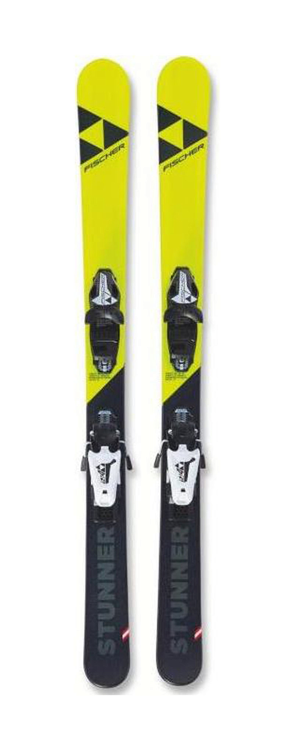 Горные лыжи с креплениями FISCHER 2019-20 STUNNER SLR 2 JR \ FJ4 AC SLR BRAKE 74 [I] SOLID черн./бел.