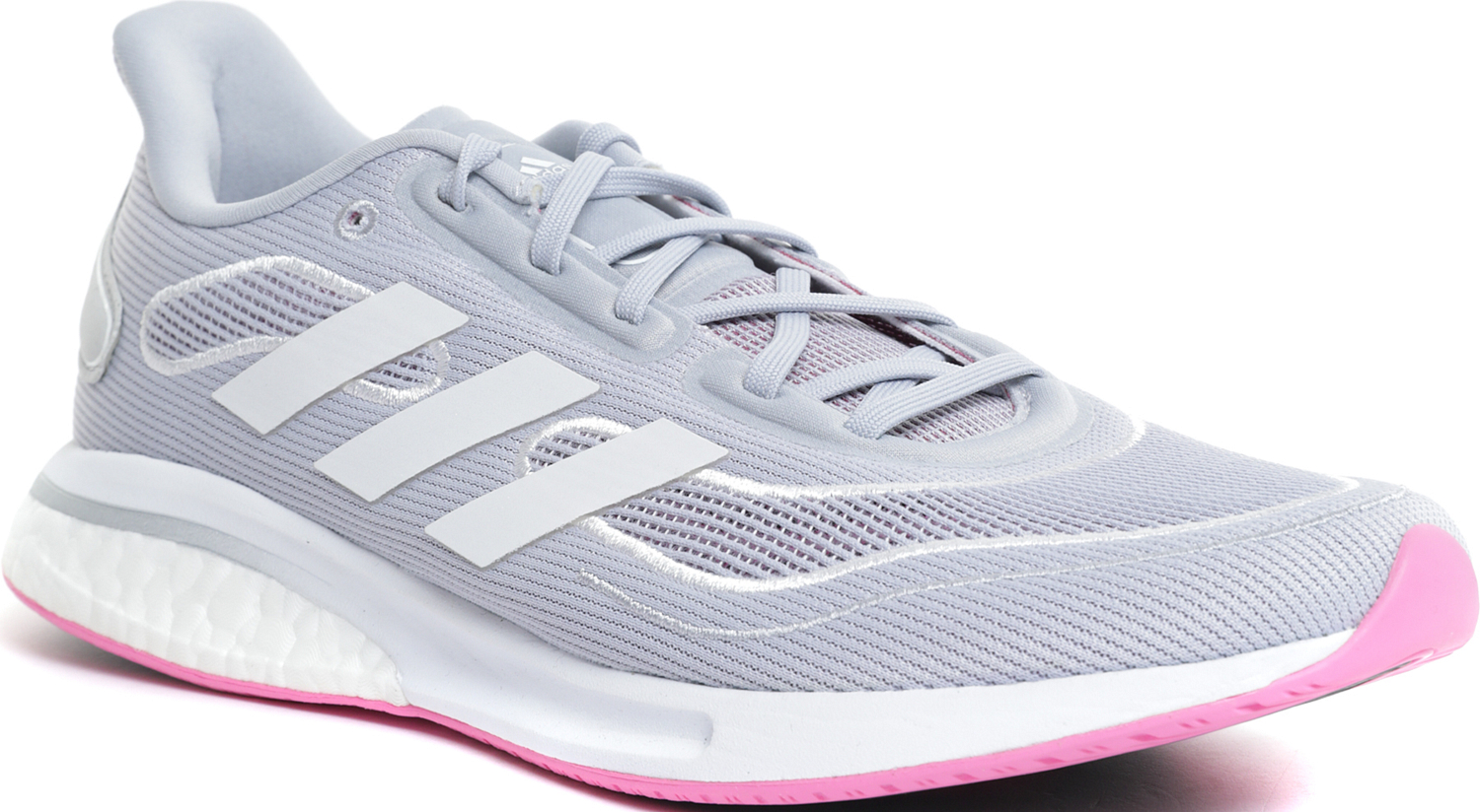 Беговые кроссовки Adidas Supernova W Hal Silver/Ftw White/Screwaming Pink