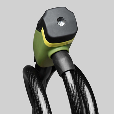 Замок велосипедный CLUXX Gardia 1250K Green/Black