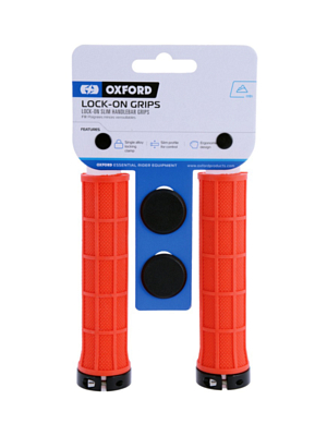 Грипсы Oxford Lock On Slim Grips Red