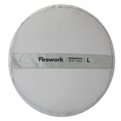 Спальник Naturehike Fireworks Ultra-Light Down Sleeping Bag L 662G Grey