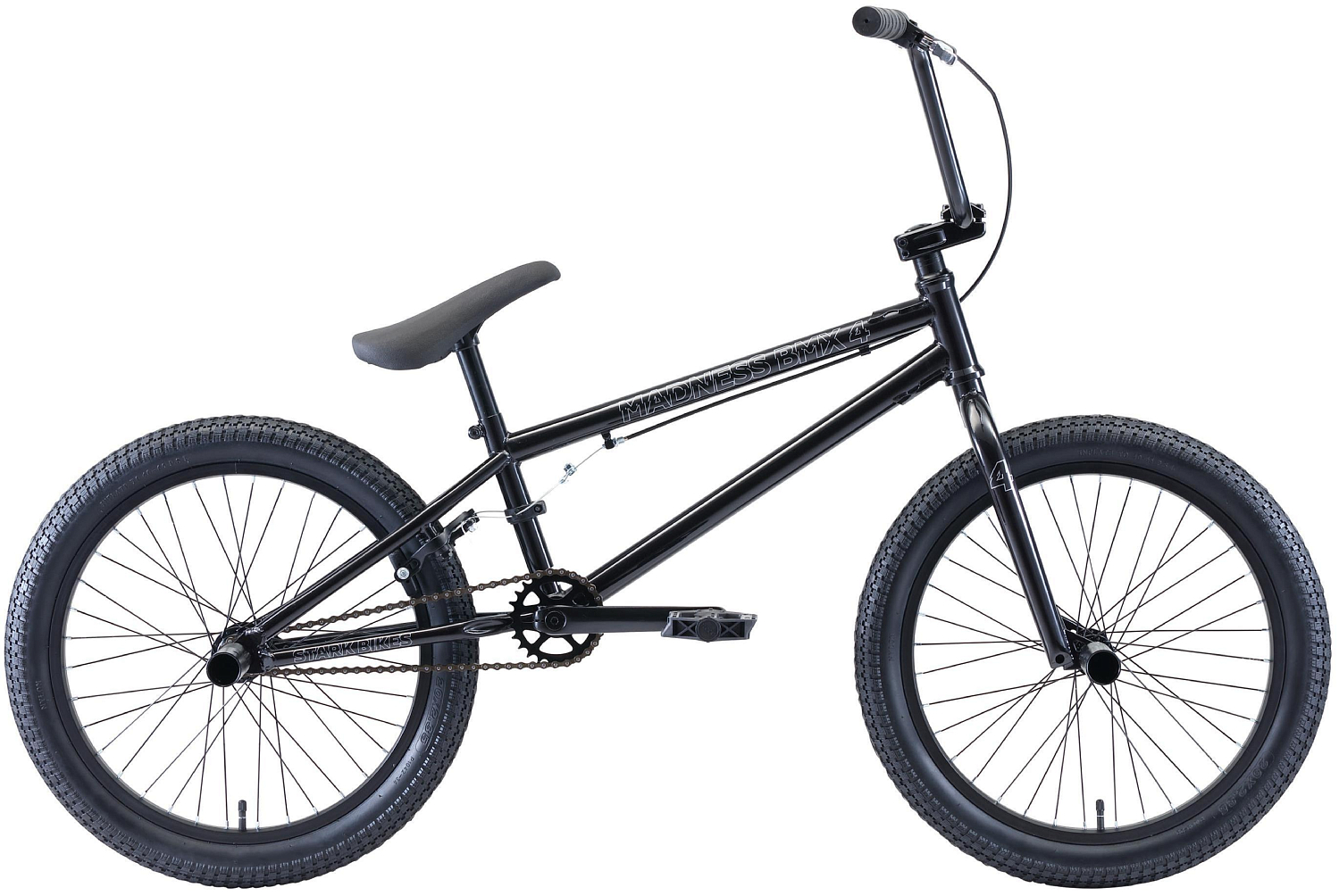 Велосипед Stark Madness BMX 4 2020 черный/серый
