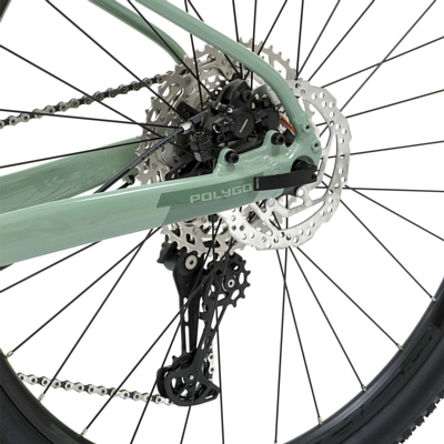 Велосипед Polygon Xtrada 6 29 2025 Black/Green