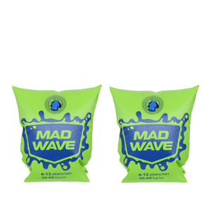 Нарукавники для плавания MAD WAVE Mad Wave 6-12 years Green