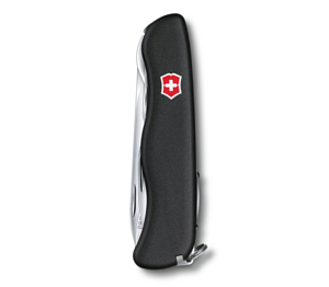 Нож Victorinox Picknicker, 111 мм, 11 функций, с фиксатором лезвия Чёрный
