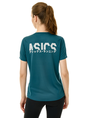 Футболка беговая Asics Katakana Magnetic Blue
