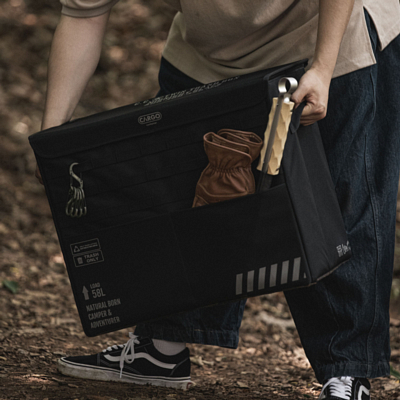Ящик складной Cargo Container Twin Trash Black