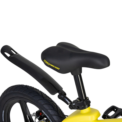 Велосипед MAXISCOO Cosmic Deluxe 16'' 2025 Желтый Матовый