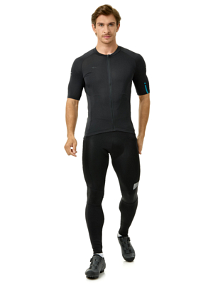 Велоджемпер с коротким рукавом Santic Azuni Black
