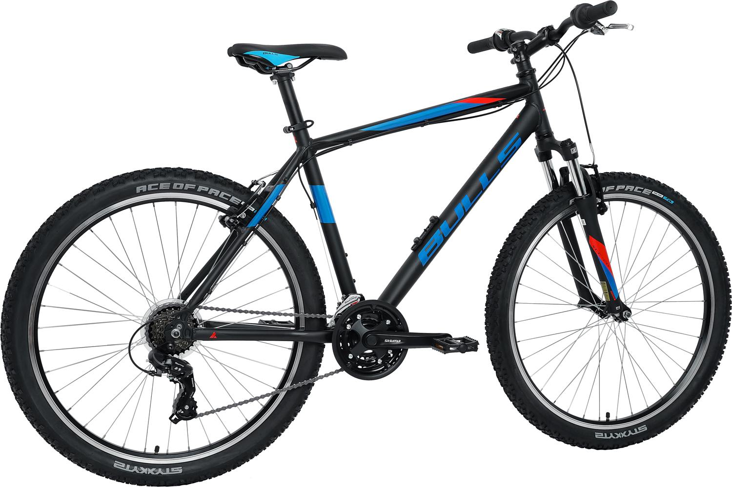Велосипед Bulls Pulsar Eco 27,5 2020 Black Matt/Blue