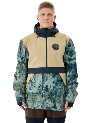 Куртка сноубордическая Анорак AIRBLASTER Trenchover Green Yetiflage