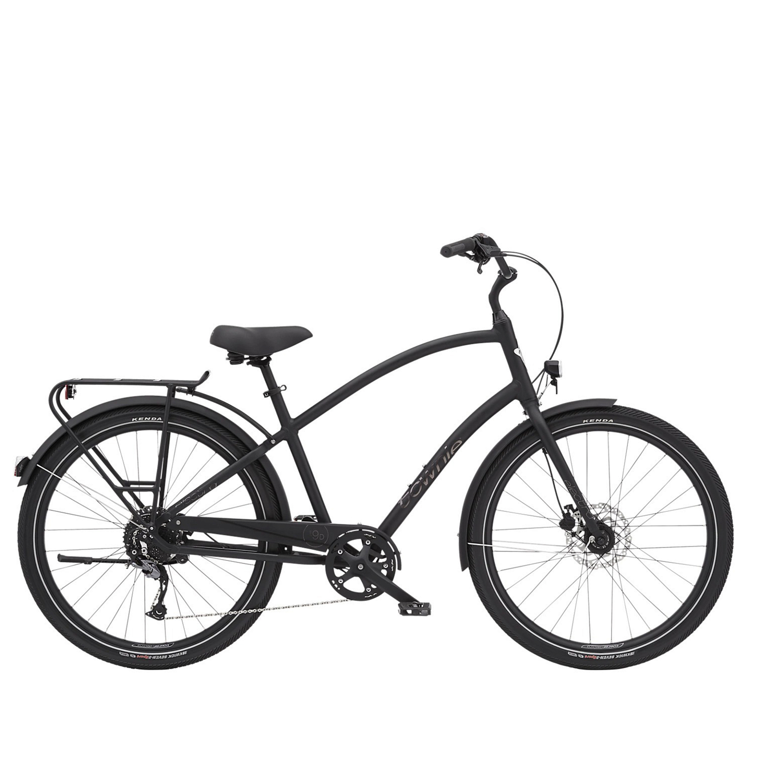 Велосипед Electra Townie Path 9D Eq Step Over 2022 Matte Black Aurora