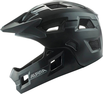 Велошлем ALPINA Rupi Black Matt