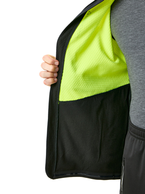 Жилет FISCHER Softshell Warm Black/Lime