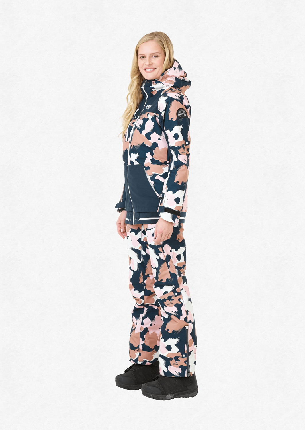 Куртка сноубордическая Picture Organic 2019-20 Lander Print Pink Painter