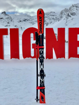Приспособление для переноски лыж и лыжных палок SKI-N-GO Red 60-95 M