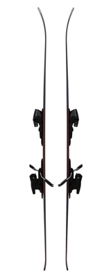 Горные лыжи с креплениями FISCHER RC FIRE + RS9 Solid black/Black